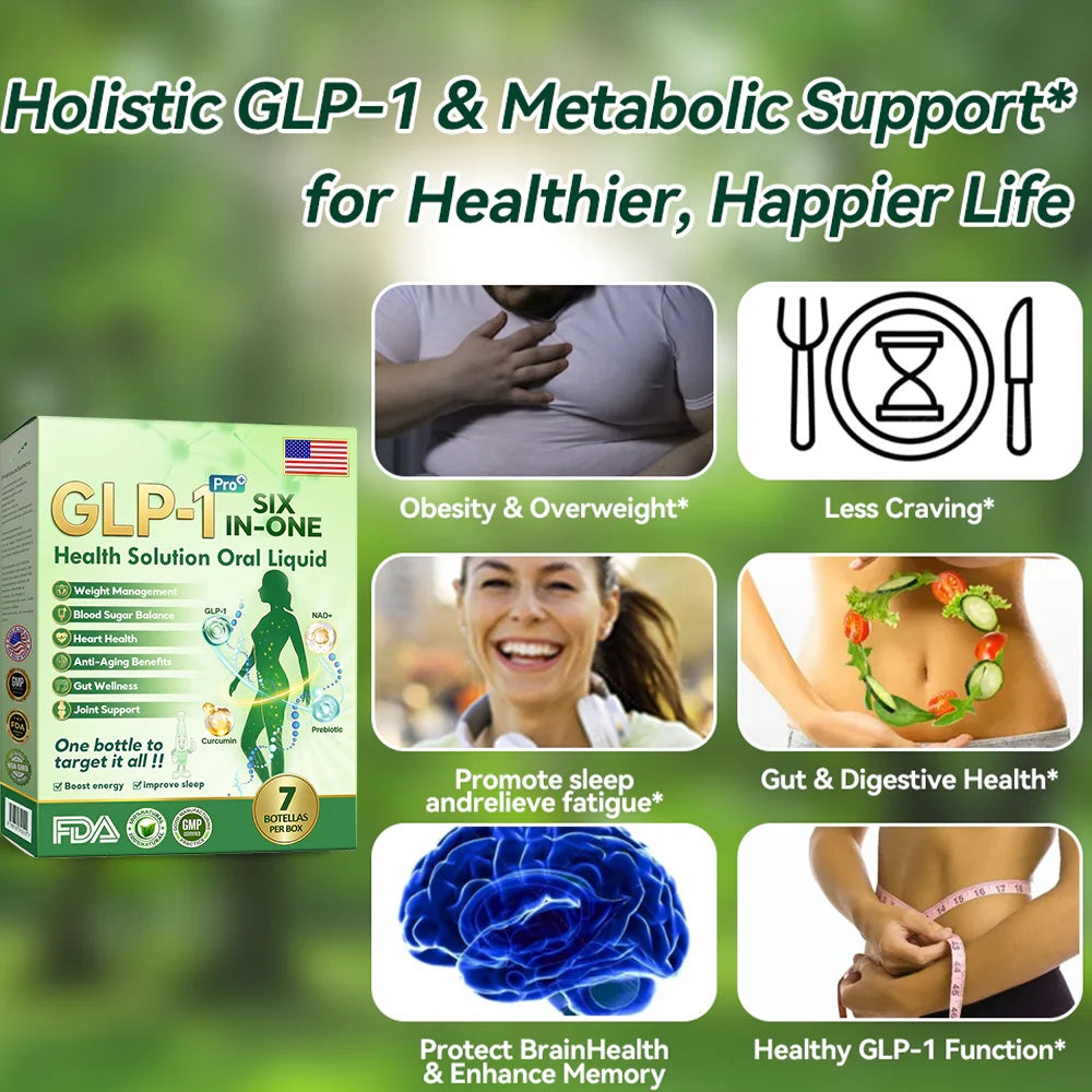 Arrivalla® Six-in-One Oral Liquid – Daily Health Solution for Obesity, Heart Health, Diabetes, Sleep Apnea, Gut & Joint Support – Visible Results in 7 Days