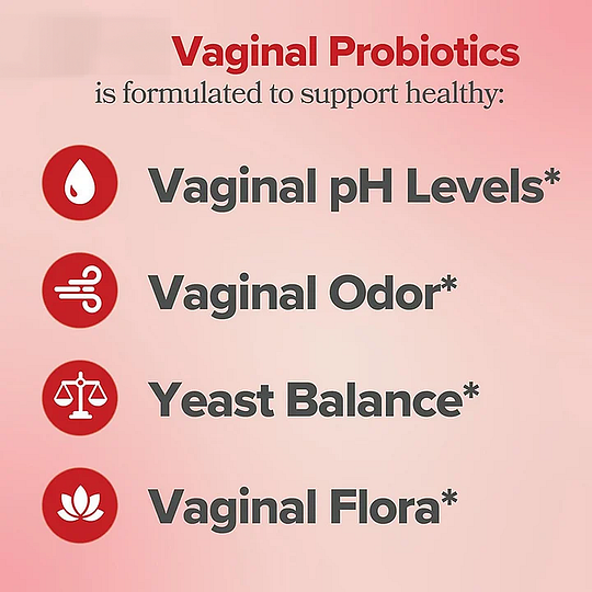 URO Vaginal Probiotics for Women PH Balance with Prebiotics & Lactobacillus Probiotic Blend