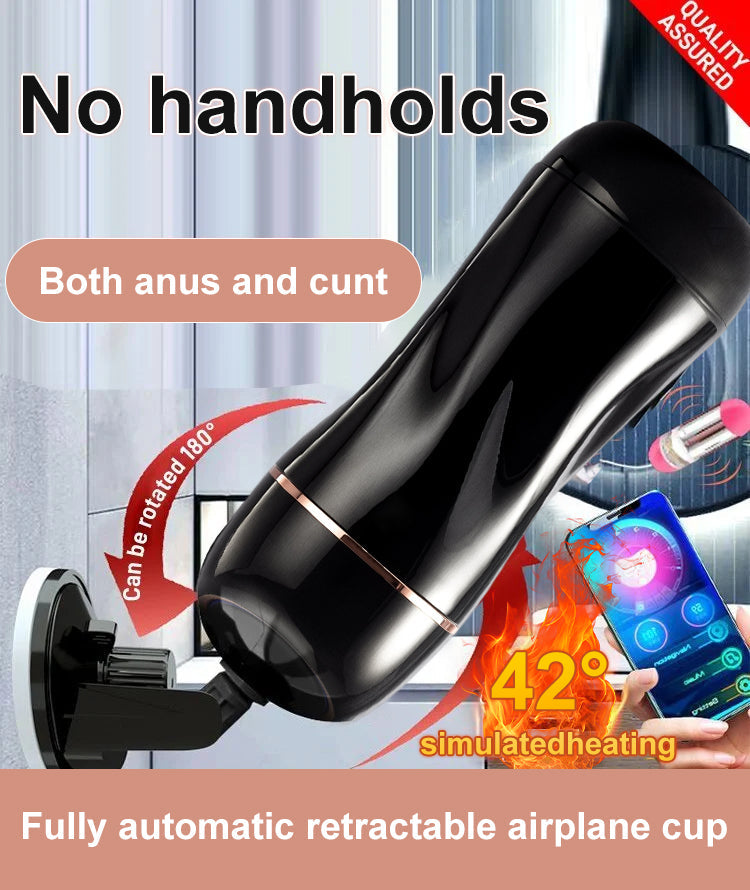 🌈🌈[Discreet Delivery] Automatic Masturbator with Vacuum and Vibration Functions – 18+ Only