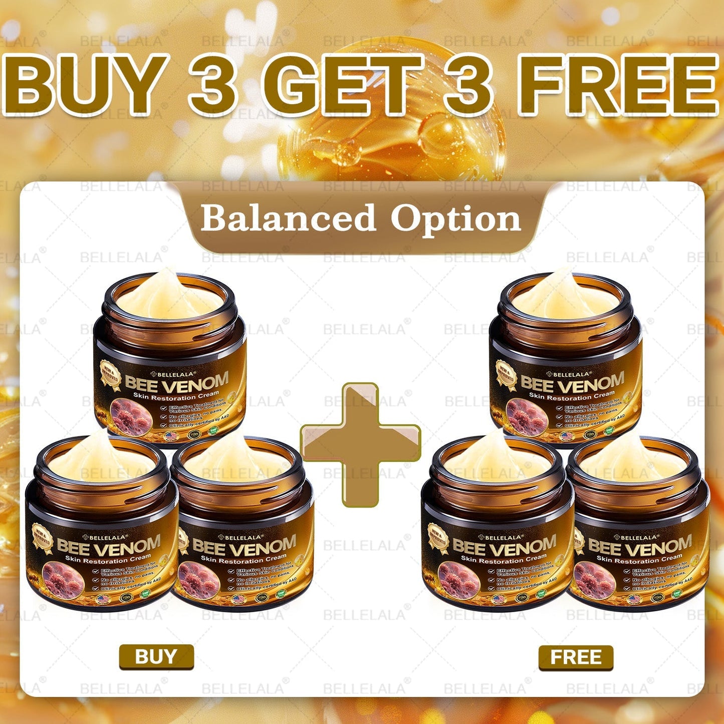 NEW & IMPROVED ✨Bellelala® 𝖡𝖾𝖾 𝗏𝖾𝗇𝗈𝗆 𝖲𝗄𝗂𝗇 𝖱𝖾𝗌𝗍𝗈𝗋𝖺𝗍𝗂𝗈𝗇 𝖢𝗋𝖾𝖺𝗆