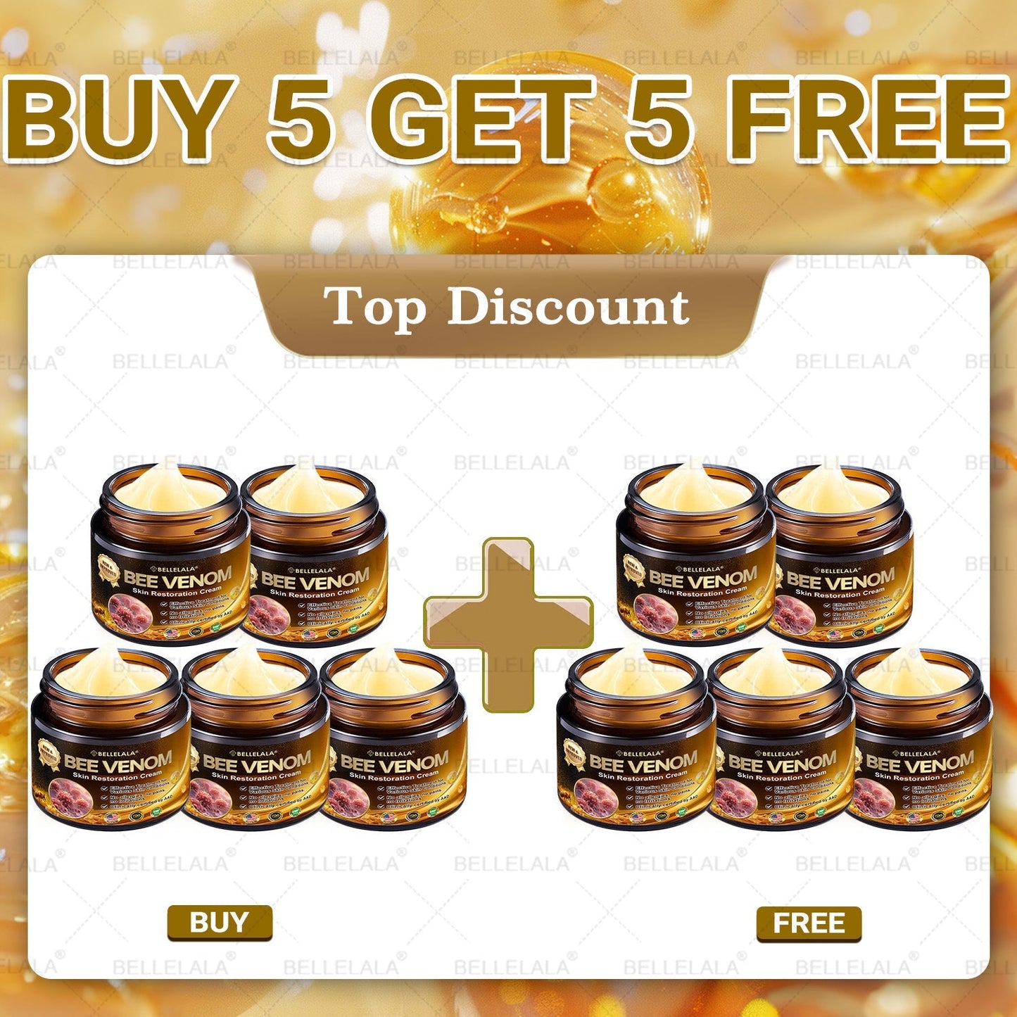 NEW & IMPROVED ✨Bellelala® 𝖡𝖾𝖾 𝗏𝖾𝗇𝗈𝗆 𝖲𝗄𝗂𝗇 𝖱𝖾𝗌𝗍𝗈𝗋𝖺𝗍𝗂𝗈𝗇 𝖢𝗋𝖾𝖺𝗆