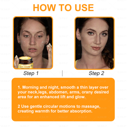 VLSVLS® Bee Venom Comprehensive Cream  👩‍⚕️⏰ LAST DAY 80% OFF (Sagging Skin, Fine Lines, Loss of Firmness, Flat Bust, Drooping Hips, and More)