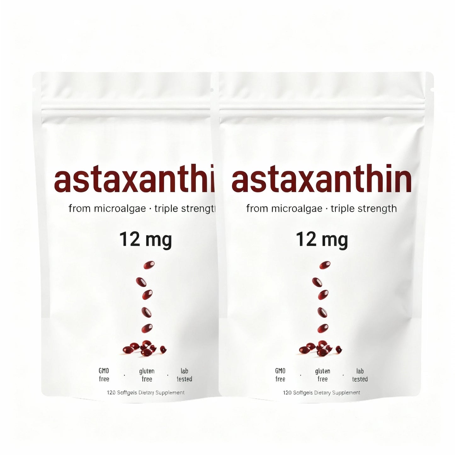 💥Astaxanthin 12mg, 120 Softgels | 🍃Premium Antioxidant Supplement🍃