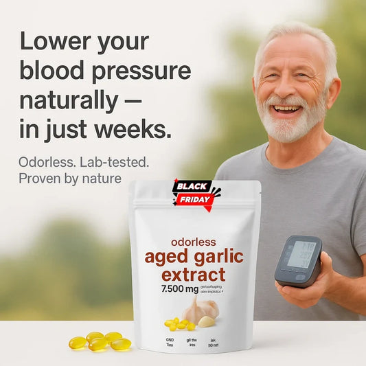 Arrivalla™ Aged Garlic - Naturally Lower Blood Pressure in Just Weeks🏆🏆