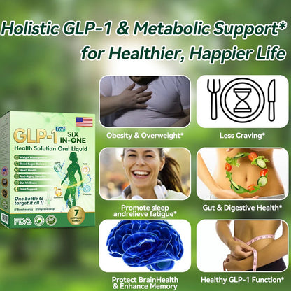 Arrivalla® Six-in-One Oral Liquid – Daily Health Solution for Obesity, Heart Health, Diabetes, Sleep Apnea, Gut & Joint Support – Visible Results in 7 Days