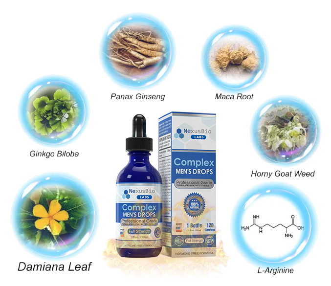 NexusBio® Labs Complex Men's Drops🚀🛬【💥3rd Anniversary Store Celebration Sale💥】