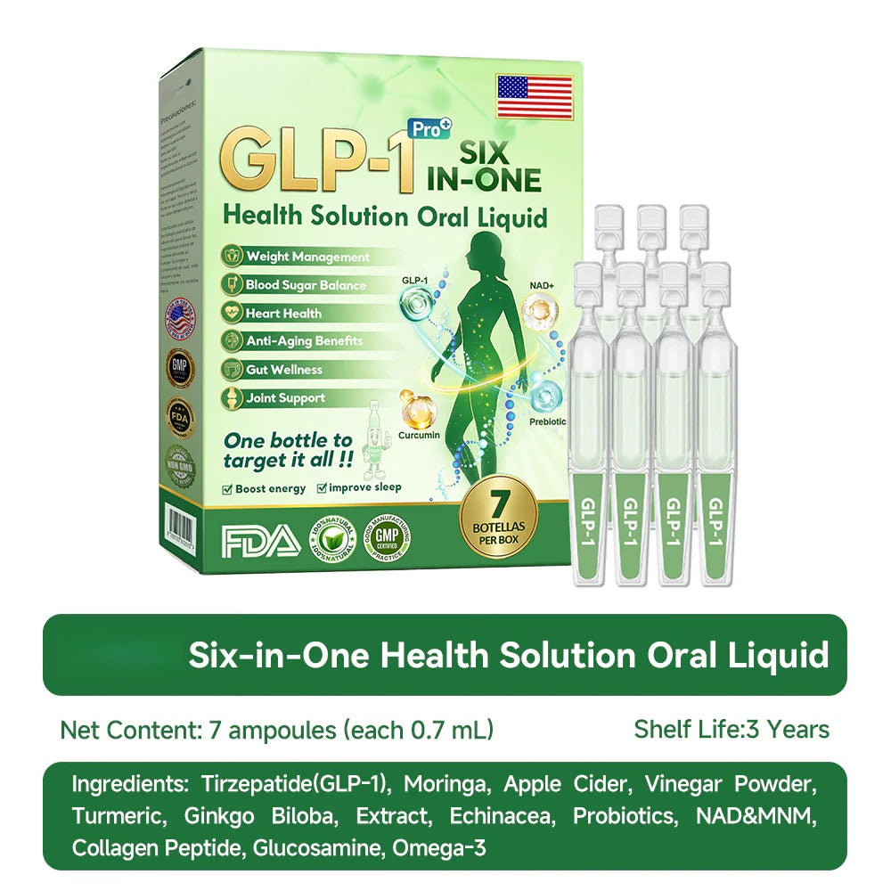 Arrivalla® Six-in-One Oral Liquid – Daily Health Solution for Obesity, Heart Health, Diabetes, Sleep Apnea, Gut & Joint Support – Visible Results in 7 Days