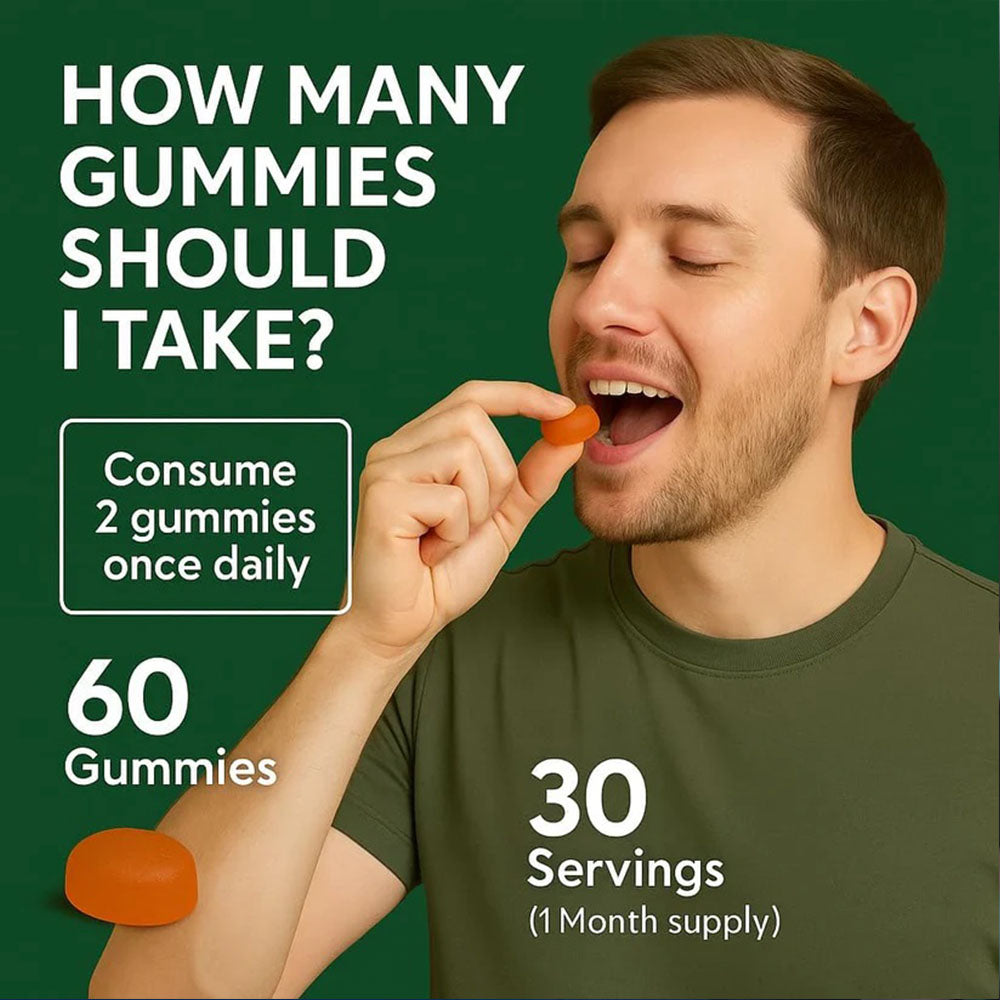 True Alpha Shilajit Gummies – 10-in-1 Himalayan Energy & Vitality Boost for Men