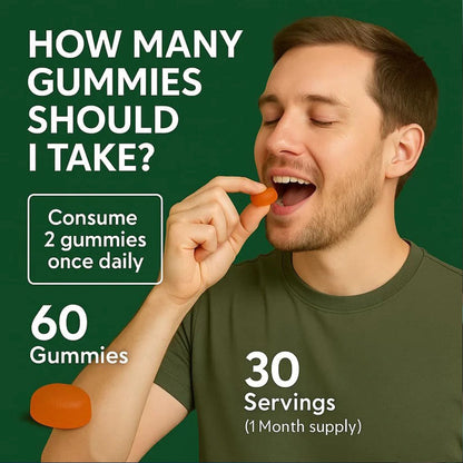 True Alpha Shilajit Gummies – 10-in-1 Himalayan Energy & Vitality Boost for Men