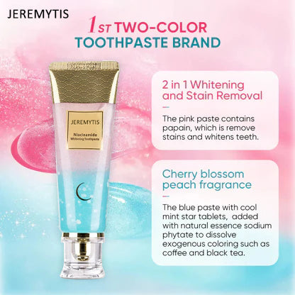 🌈🌈Final 3 Hours 50% OFF :🎉JEREMYTIS™ Niacinamide Whitening Toothpaste Set
