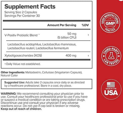 ✨URO Vaginal Probiotics for Women PH Balance with Prebiotics & Lactobacillus Probiotic Blend