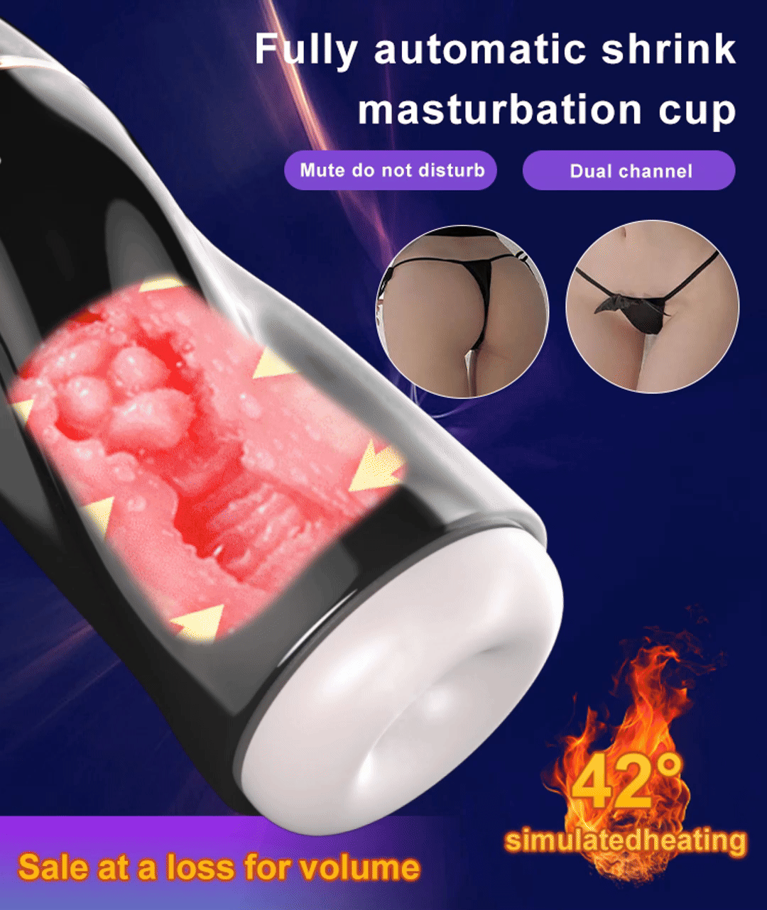 🌈🌈[Discreet Delivery] Automatic Masturbator with Vacuum and Vibration Functions – 18+ Only