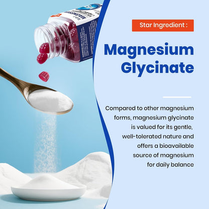 Arrivalla Magnesium Complex DeepCalm 14-in-1 Gummies – with Ashwagandha, L-Theanine, D3 & Zinc – Cortisol Supplements for Women – 90 Sugar-Free Vegan Magnesium Glycinate Complex Gummies