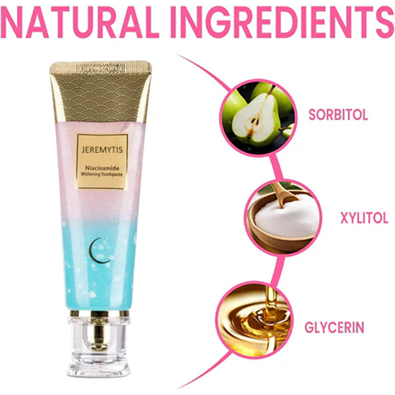 🌈🌈Final 3 Hours 50% OFF :🎉JEREMYTIS™ Niacinamide Whitening Toothpaste Set