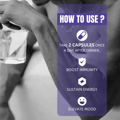 FLYNEW Optimal Potency | Shilajit Ultra | Adaptogen Energy Stamina Immune Antioxidants | Made in USA | 60 Capsules