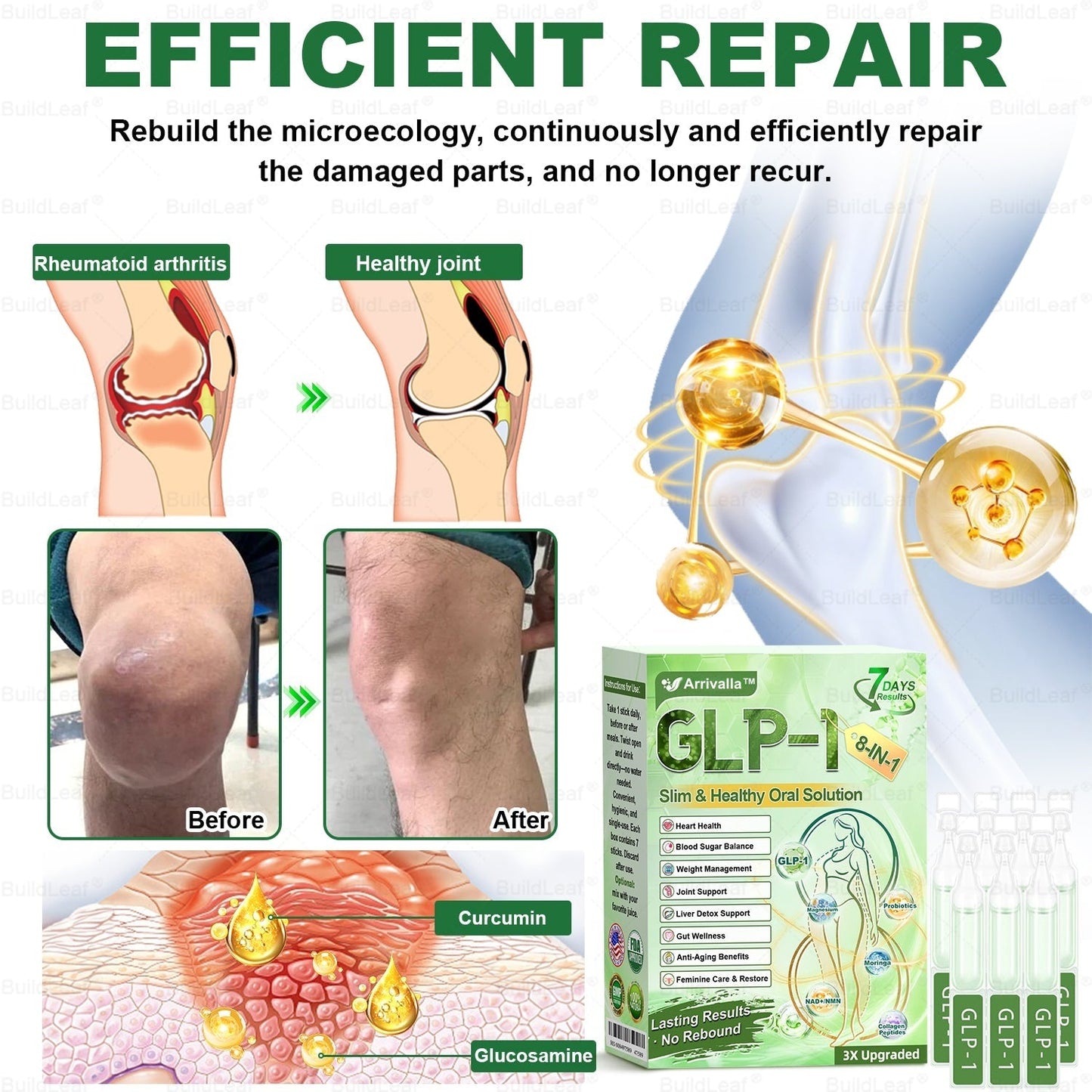 Arrivalla™ GLP-1 8-in-1 Slim & Healthy Oral Solution (Once a day, visible results in 7 days) ✅ Helps support weight management, cardiovascular health, diabetes, sleep apnea, gut health, and joint function — while also firming the skin and boosting energy.