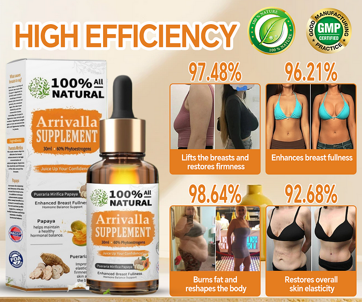 Arrivalla™ Pueraria Mirifica Papaya Natural Supplement📈 (Enhances Breast Fullness · Boosts Fat Metabolism · Restores Skin Elasticity)
