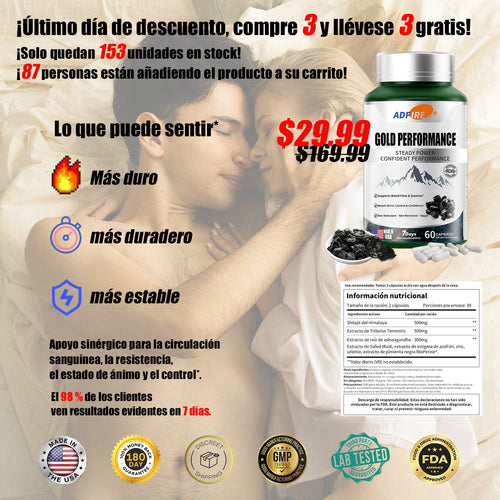 ✨Shilajit Ultra | ¡Venta Flash!⚡¡Más de 50K VENDIDOS!💥🏆Potenciador Natural Poderoso de Tamaño y Resistencia para Hombres-SUY8