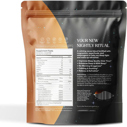 Magnesium Hot Cocoa – Natural Sleep Support, Melatonin-Free & Vegan