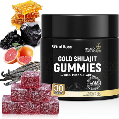 🏆Choice of 80% Tough Guys⏰Pure Himalayan Gold Shilajit Gummies-Natural Powerful Size & Stamina Enhancer for Men-ABB8