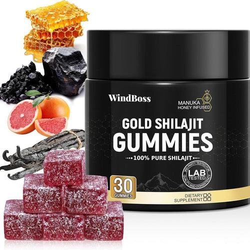 🏆Choice of 80% Tough Guys⏰Pure Himalayan Gold Shilajit Gummies-Natural Powerful Size & Stamina Enhancer for Men-ABB8