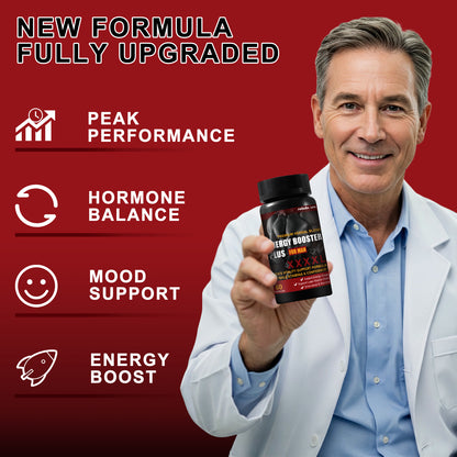 Men's Vitamin Energy Supplement 60 Tablets - Energy Booster Plus for Men, Supports Male Stamina & Confidence.Endurance & Stamina